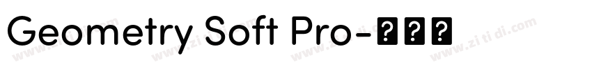 Geometry Soft Pro字体转换